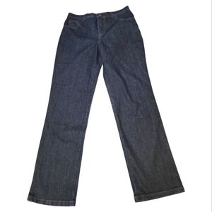 Charter Club Dark Blue Classic Straight Leg Jeans - Size 8P